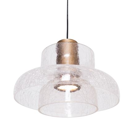 MAXLIGHT P0532 - LED Żyrandol na lince SIGNATURE LED/8W/230V śr. 22 cm mosiądz/przezroczysty