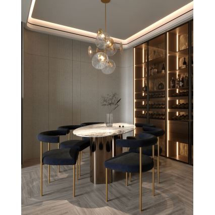 MAXLIGHT P0541 - LED Żyrandol ALLURE 14xLED/5W/230V śr. 60 cm złoty