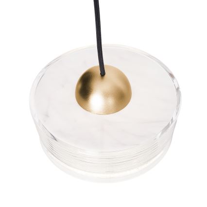 MAXLIGHT P0542 - LED Żyrandol na lince LIPARI LED/6W/230V śr. 16 cm przezroczysty