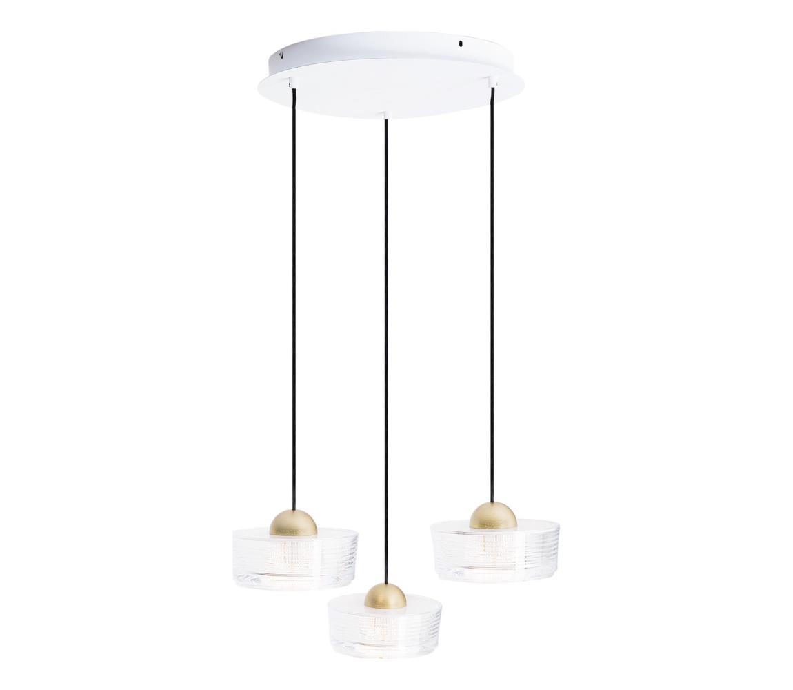 MAXLIGHT P0543 - LED Żyrandol na lince LIPARI LED/22W/230V śr. 35 cm przezroczysty
