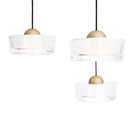 MAXLIGHT P0543 - LED Żyrandol na lince LIPARI LED/22W/230V śr. 35 cm przezroczysty