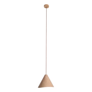 MAXLIGHT P0547 - Żyrandol na lince SAKURA 1xE27/60W/230V śr. 33,5 cm dąb