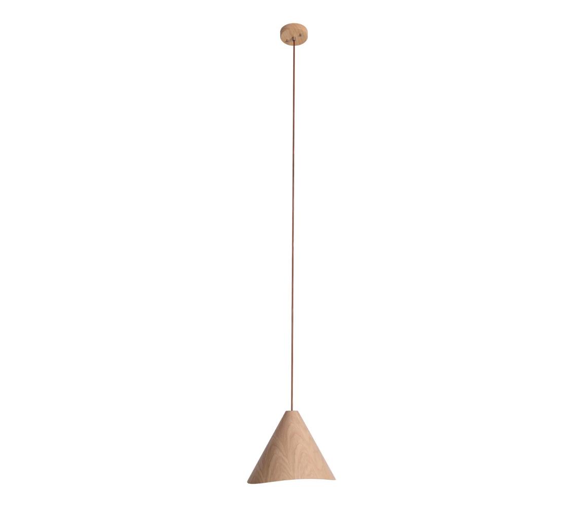 MAXLIGHT P0547 - Żyrandol na lince SAKURA 1xE27/60W/230V śr. 33,5 cm dąb