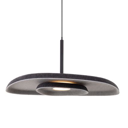 MAXLIGHT P0560 - LED Żyrandol na lince DEUX LED/5W/230V czarny