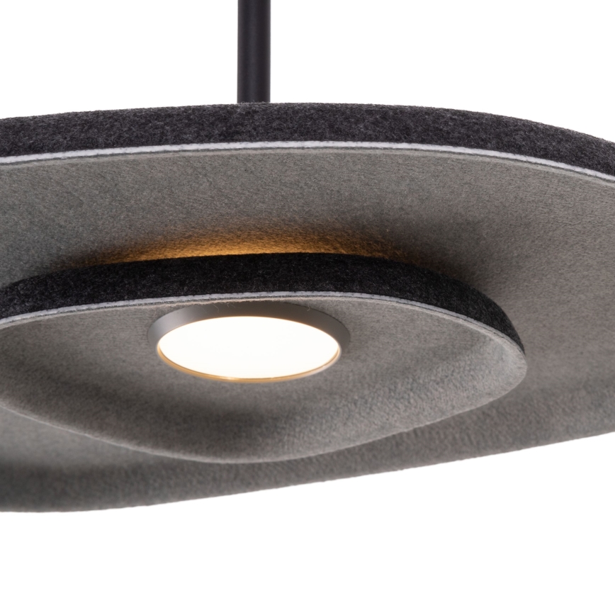 MAXLIGHT P0560 - LED Żyrandol na lince DEUX LED/5W/230V czarny