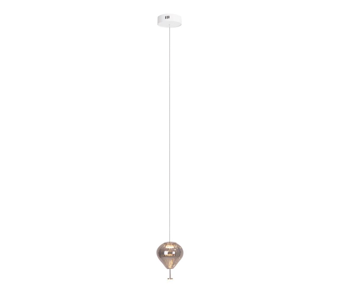 MAXLIGHT P0576 - LED Żyrandol na lince PALLONCINI 2xLED/3W/230V śr. 12 cm dymny