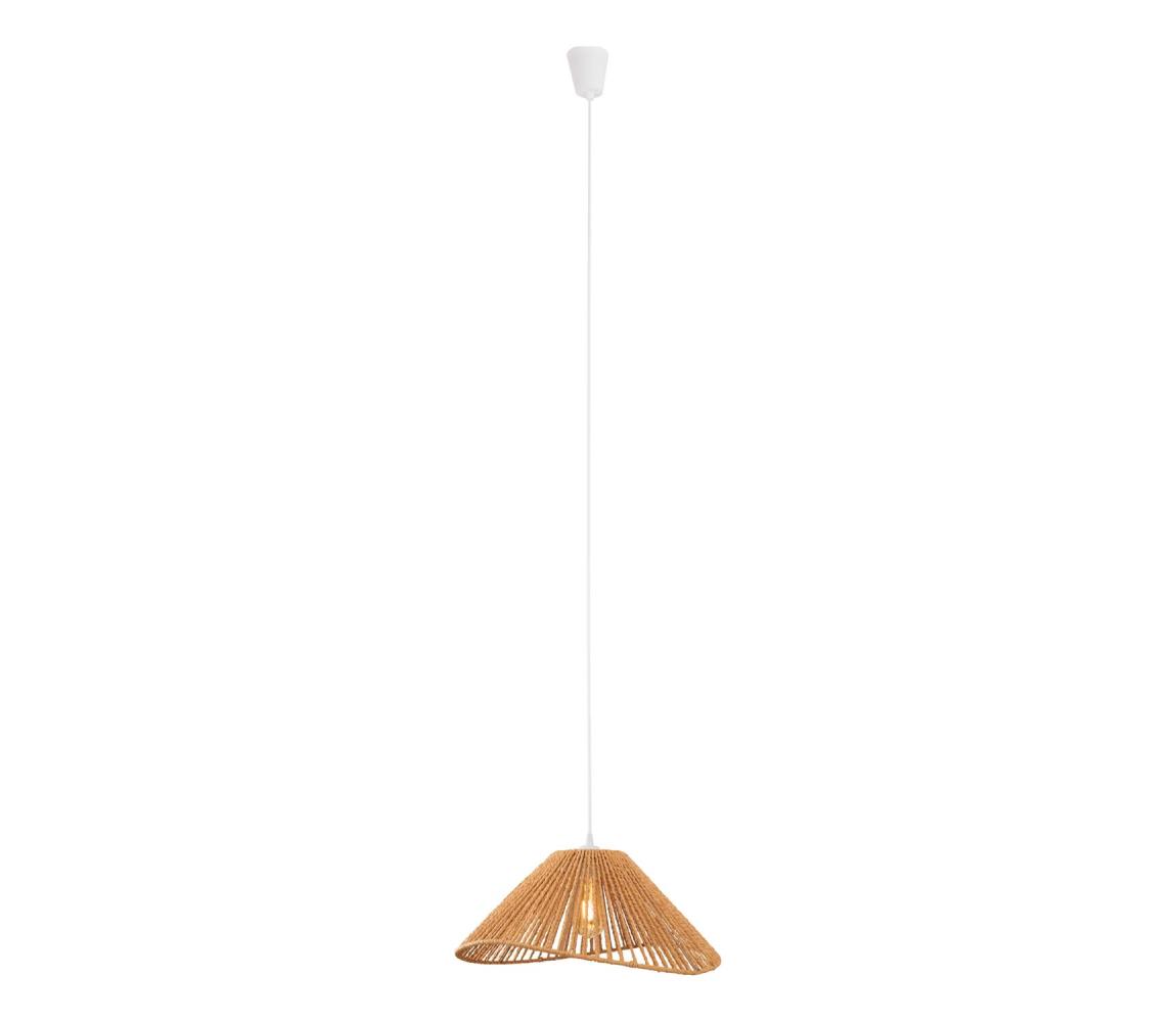 MAXLIGHT P0577 - Żyrandol na lince AMALFI 1xE27/15W/230V śr. 45 cm beżowy