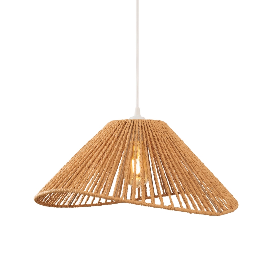 MAXLIGHT P0577 - Żyrandol na lince AMALFI 1xE27/15W/230V śr. 45 cm beżowy