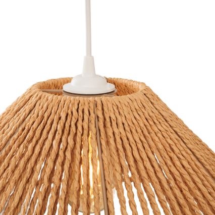 MAXLIGHT P0577 - Żyrandol na lince AMALFI 1xE27/15W/230V śr. 45 cm beżowy