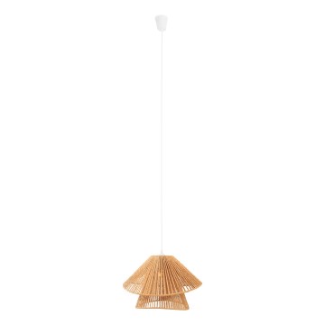 MAXLIGHT P0578 - Żyrandol na lince AMALFI 1xE27/15W/230V śr. 45 cm beżowy