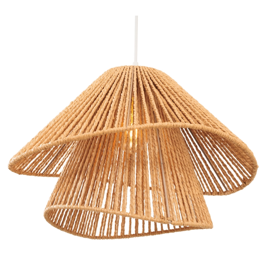 MAXLIGHT P0578 - Żyrandol na lince AMALFI 1xE27/15W/230V śr. 45 cm beżowy