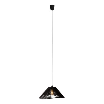 MAXLIGHT P0579 - Żyrandol na lince AMALFI 1xE27/15W/230V śr. 45 cm czarny