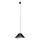 MAXLIGHT P0579 - Żyrandol na lince AMALFI 1xE27/15W/230V śr. 45 cm czarny
