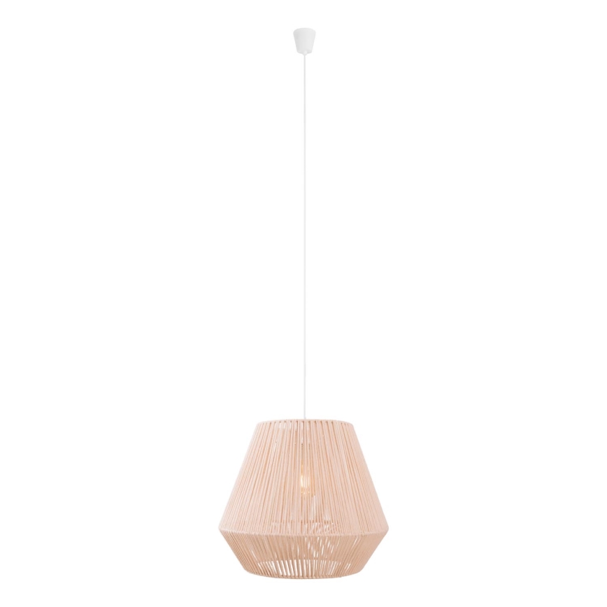 MAXLIGHT P0584 - Żyrandol na lince PRASLIN 1xE27/15W/230V śr. 44 cm beżowy