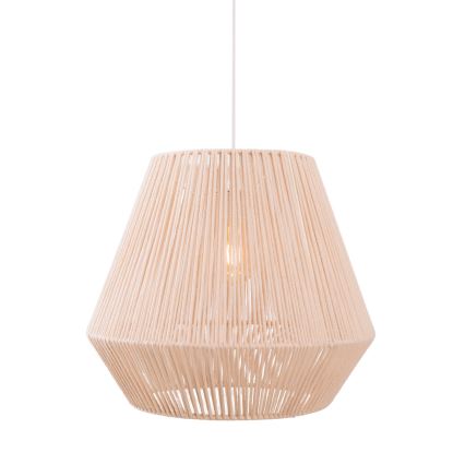 MAXLIGHT P0584 - Żyrandol na lince PRASLIN 1xE27/15W/230V śr. 44 cm beżowy