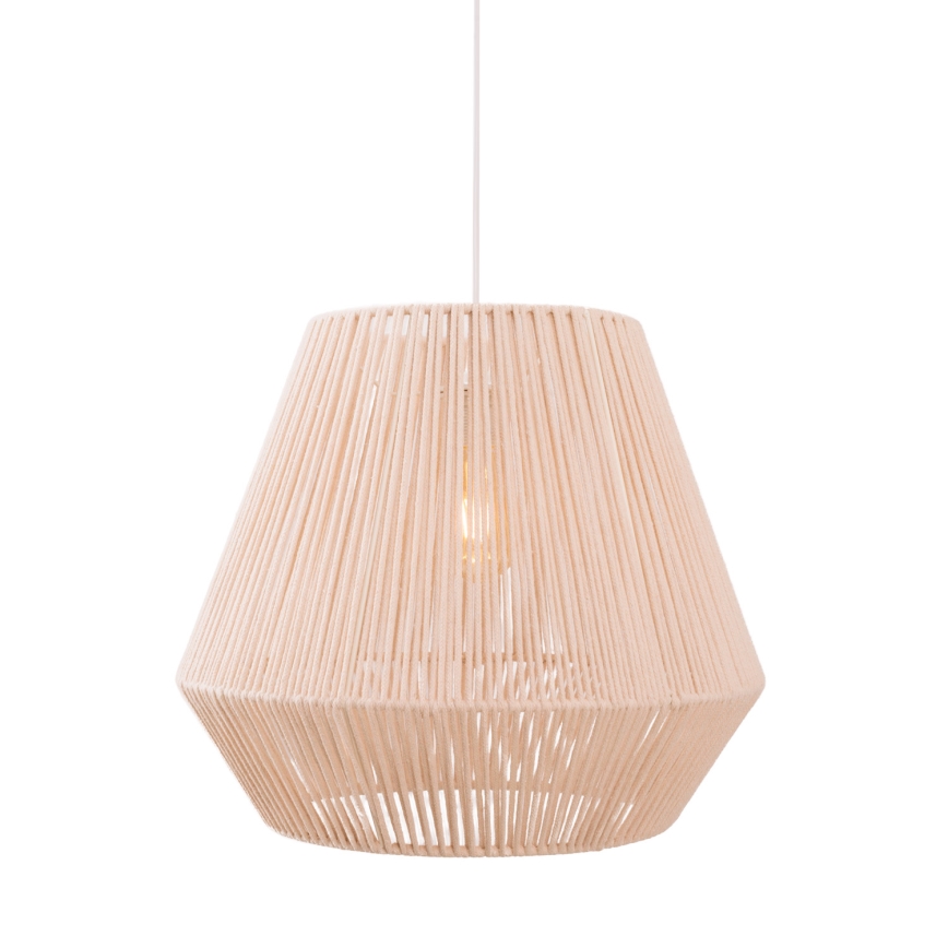 MAXLIGHT P0584 - Żyrandol na lince PRASLIN 1xE27/15W/230V śr. 44 cm beżowy