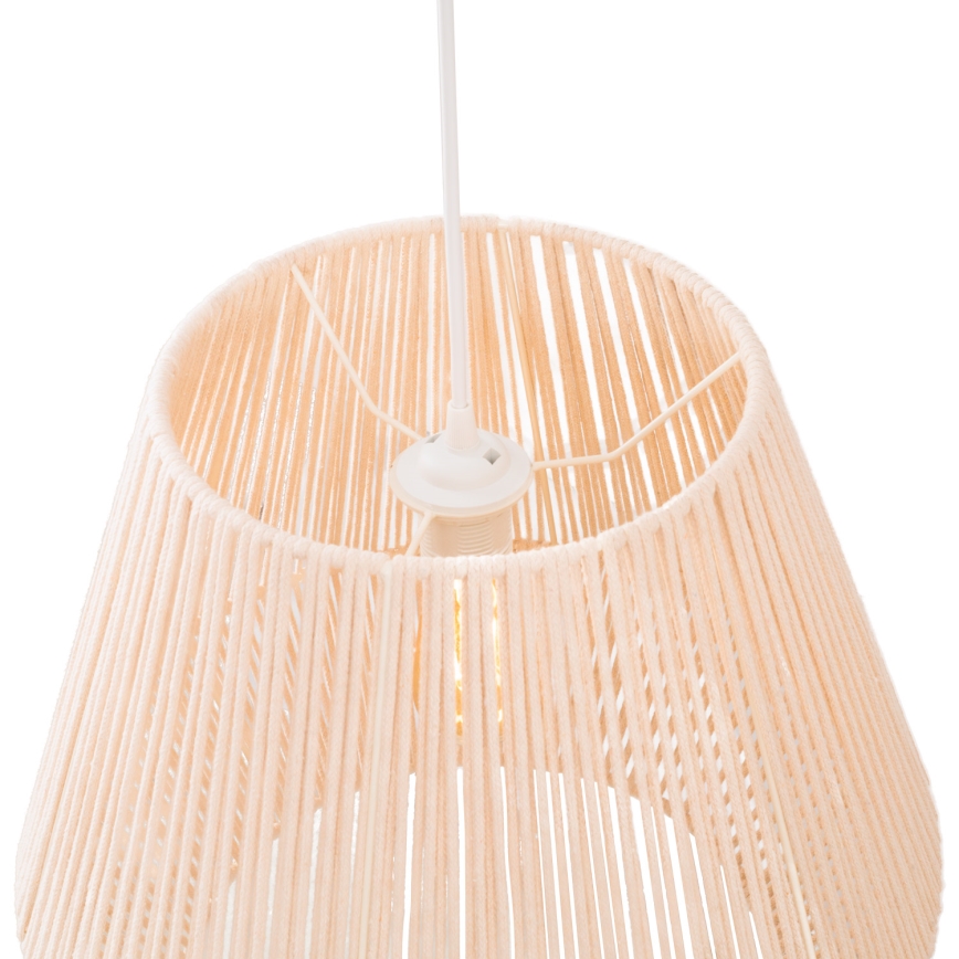 MAXLIGHT P0584 - Żyrandol na lince PRASLIN 1xE27/15W/230V śr. 44 cm beżowy