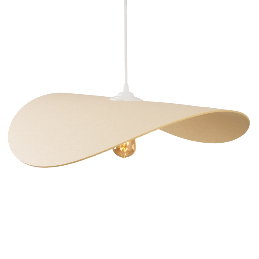MAXLIGHT P0585 - Żyrandol na lince PAN 1xE27/15W/230V śr. 60 cm kremowy