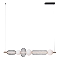 MAXLIGHT P0593 - LED Żyrandol na lince BORA LED/29W/230V biały/czarny