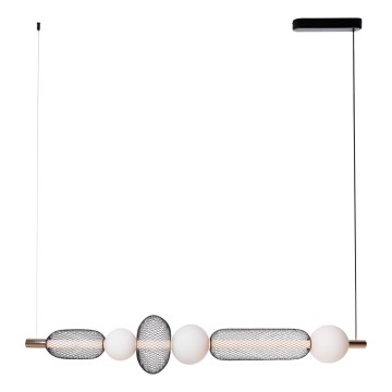 MAXLIGHT P0593 - LED Żyrandol na lince BORA LED/29W/230V biały/czarny