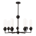 MAXLIGHT P0632 - Żyrandol na drążku NOVA 7xG9/7W/230V śr. 70 cm czarny