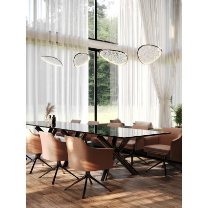 MAXLIGHT P0636D - Żyrandol wiszący na linkach EMPIRE LED/17W/230V chrom błyszczący