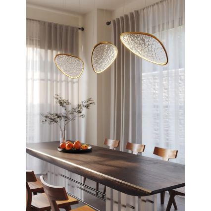 MAXLIGHT P0637D - LED Żyrandol na lince EMPIRE LED/17W/230V złoty