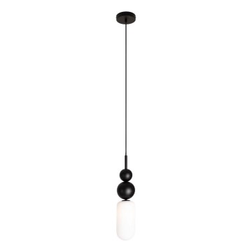 MAXLIGHT P0641 - Lampa wisząca na linku NOVA 1xG9/12W/230V Ø 12 cm czarny