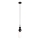 MAXLIGHT P0641 - Lampa wisząca na linku NOVA 1xG9/12W/230V Ø 12 cm czarny
