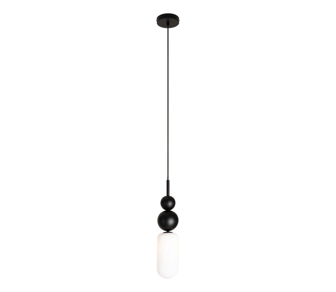 MAXLIGHT P0641 - Lampa wisząca na linku NOVA 1xG9/12W/230V Ø 12 cm czarny