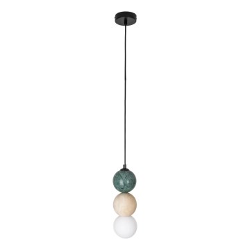 MAXLIGHT P0665 - Lampa wisząca na przewodzie ALICE 1xG9/7W/230V Ø 10 cm czarna