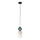 MAXLIGHT P0665 - Lampa wisząca na przewodzie ALICE 1xG9/7W/230V Ø 10 cm czarna