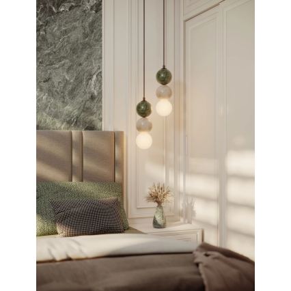 MAXLIGHT P0665 - Lampa wisząca na przewodzie ALICE 1xG9/7W/230V Ø 10 cm czarna