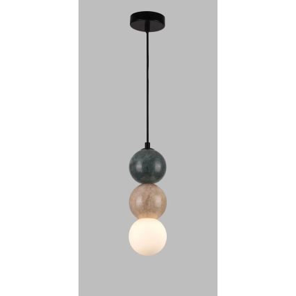 MAXLIGHT P0665 - Lampa wisząca na przewodzie ALICE 1xG9/7W/230V Ø 10 cm czarna