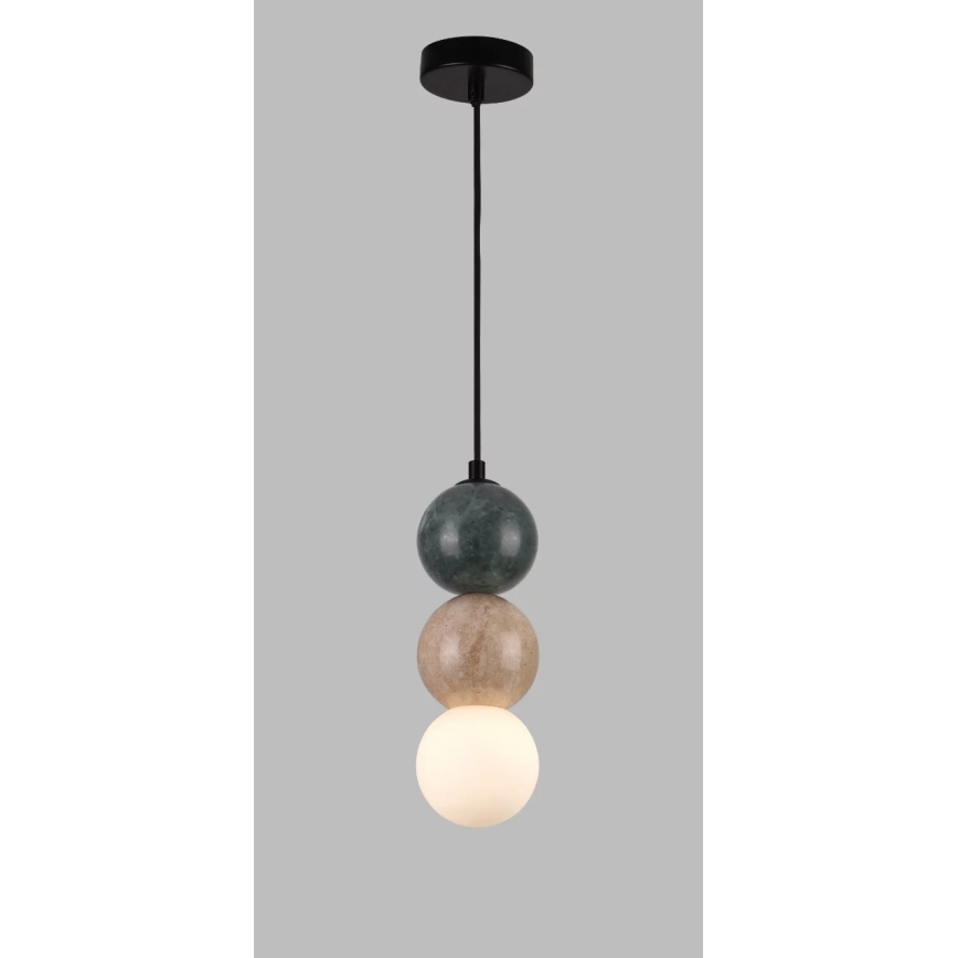 MAXLIGHT P0665 - Lampa wisząca na przewodzie ALICE 1xG9/7W/230V Ø 10 cm czarna