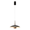 MAXLIGHT P0676 - Żyrandol LED na lince MANUKA LED/12W/230V Ø 28 cm złoty/czarny