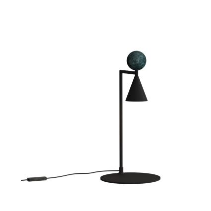MAXLIGHT T0069 - lampa stołowa LED BINGO LED/12W/230V CRI 92 czarna/zielona