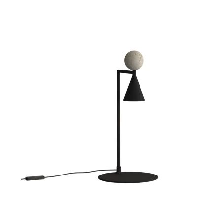 MAXLIGHT T0070 - Lampa stołowa LED BINGO LED/12W/230V CRI 92 czarna/beżowa
