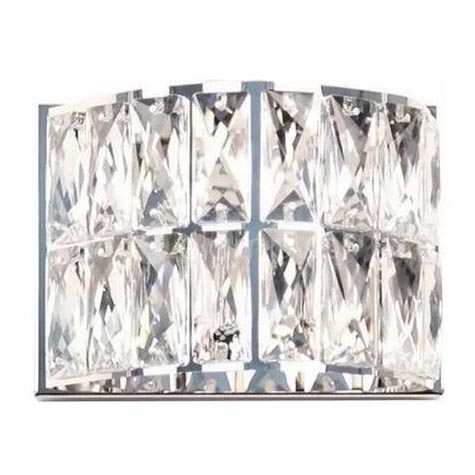 MAXLIGHT W0204 - Kinkiet DIAMANTE 1xG9/42W/230V chrom błyszczący