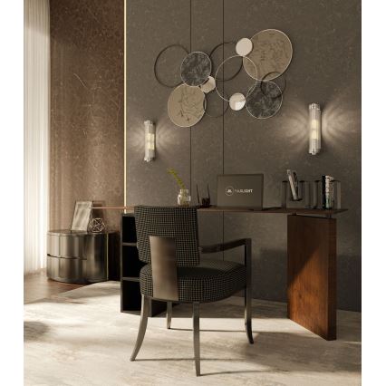 MAXLIGHT W0241 - Kinkiet FLORENCE 2xE14/40W/230V chrom błyszczący