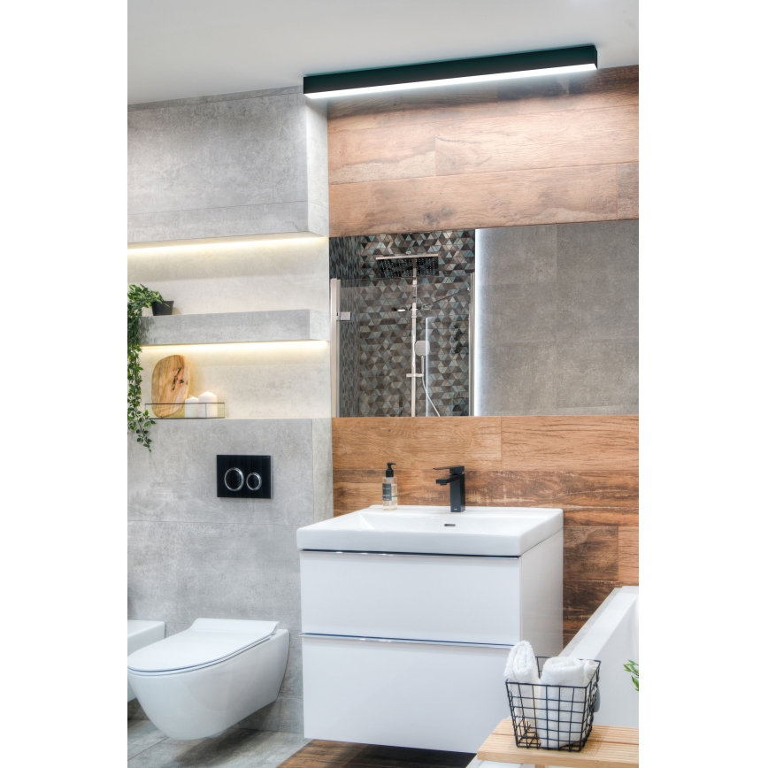 MAXLIGHT W0266 - Ściemniane oświetlenie lustra łazienkowego LED LINEAR LED/36W/230V 113,5 cm IP44 czarny