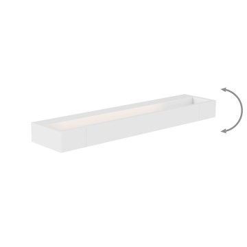 MAXLIGHT W0306 - LED Kinkiet łazienkowy FLINK LED/12W/230V 45 cm IP44 biały