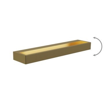 MAXLIGHT W0318 - LED Kinkiet łazienkowy FLINK LED/12W/230V 45 cm IP44 złoty