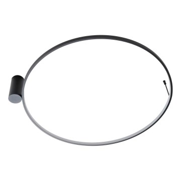 MAXLIGHT W0437 - Łazienkowa lampa sufitowa VISUAL LED/28W/230V Ø 80 cm IP44 czarna
