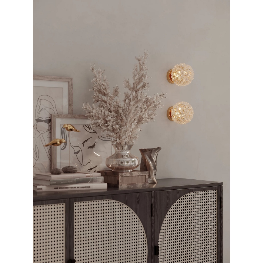 MAXLIGHT W0443 - Kinkiet RITA 1xG9/5W/230V złoty