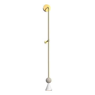 MAXLIGHT W0449 - Lampa ścienna LED BINGO LED/8W/230V CRI 92 złota/beżowa