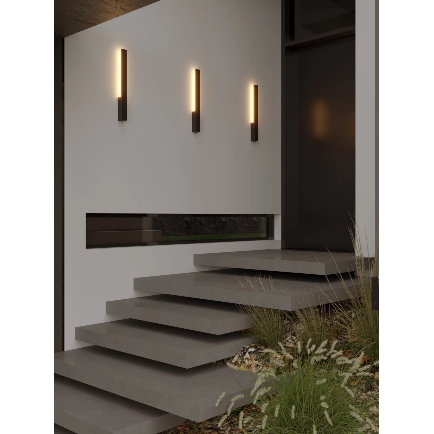 MAXLIGHT W0458 - Zewnętrzny kinkiet KAPRUN LED/6W/230V CRI 93 IP65 czarny