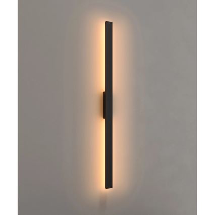 MAXLIGHT W0461 - Kinkiet zewnętrzny LED PREDAZZO LED/20W/230V CRI 93 IP65 czarny