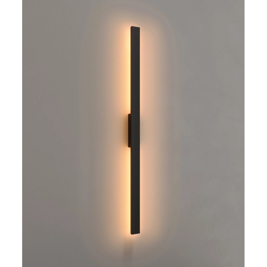 MAXLIGHT W0461 - Kinkiet zewnętrzny LED PREDAZZO LED/20W/230V CRI 93 IP65 czarny