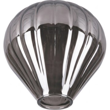 MAXLIGHT - Zamienny klosz do żyrandola PALLONCINI, śr. 12 cm, dymione szkło w kolorze czarnym
